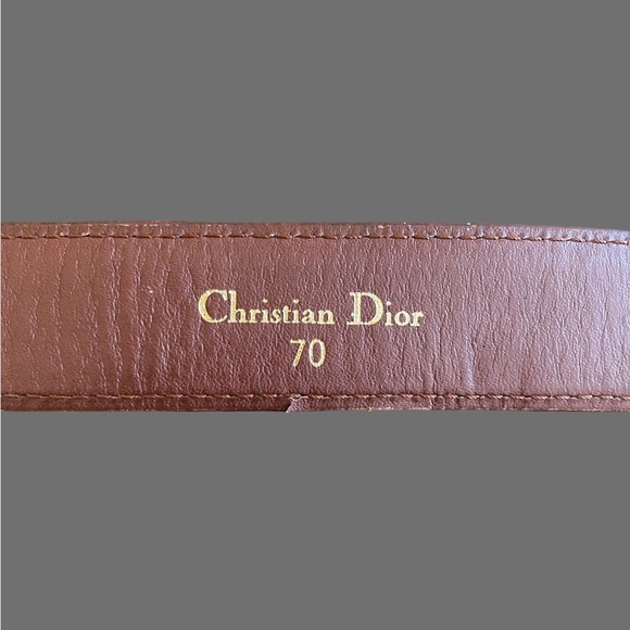 Vintage Christian Dior Montaigne CD Gold
Leather Belt - Picture 5 of 5